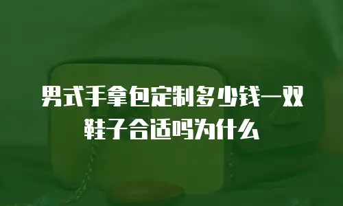 男式手拿包定制多少钱一双鞋子合适吗为什么