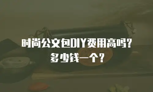 时尚公文包DIY费用高吗？多少钱一个？