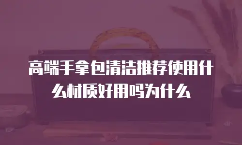 高端手拿包清洁推荐使用什么材质好用吗为什么