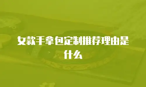 女款手拿包定制推荐理由是什么