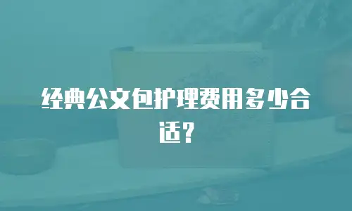 经典公文包护理费用多少合适？