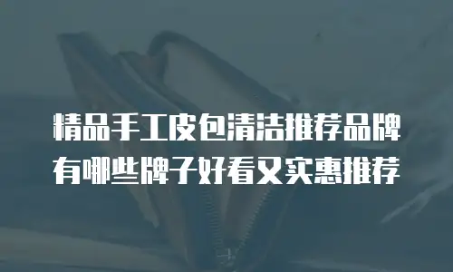 精品手工皮包清洁推荐品牌有哪些牌子好看又实惠推荐