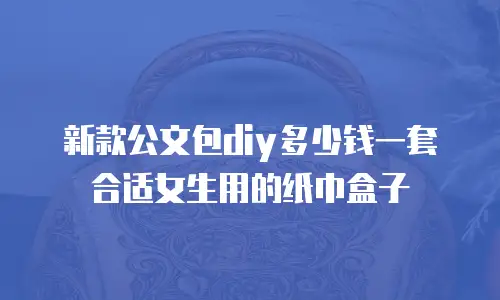 新款公文包diy多少钱一套合适女生用的纸巾盒子