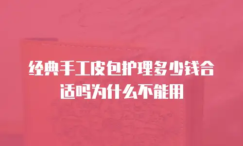 经典手工皮包护理多少钱合适吗为什么不能用