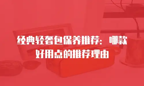 经典轻奢包保养推荐：哪款好用点的推荐理由