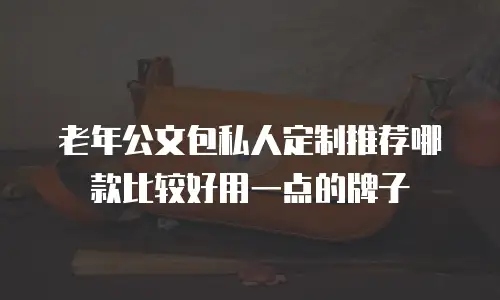 老年公文包私人定制推荐哪款比较好用一点的牌子