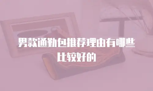 男款通勤包推荐理由有哪些比较好的