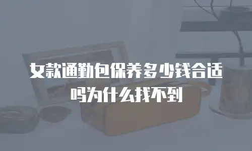 女款通勤包保养多少钱合适吗为什么找不到