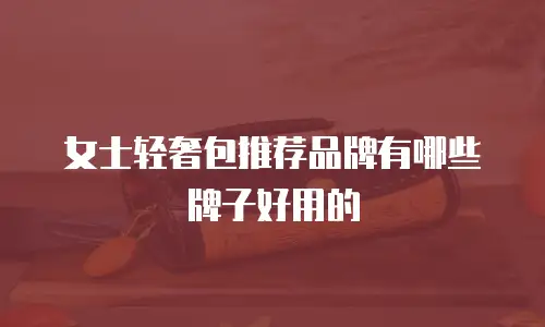 女士轻奢包推荐品牌有哪些牌子好用的
