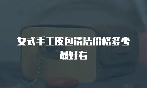 女式手工皮包清洁价格多少最好看