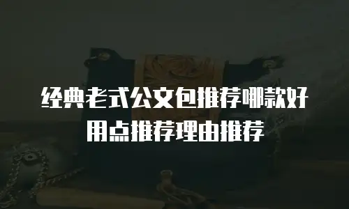 经典老式公文包推荐哪款好用点推荐理由推荐