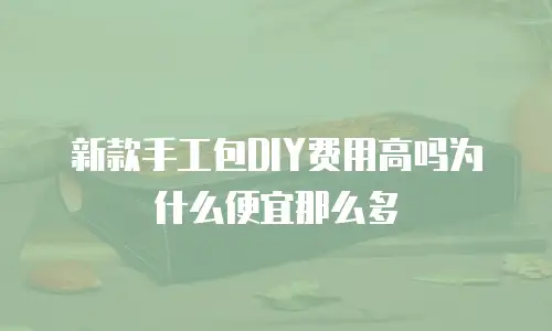 新款手工包DIY费用高吗为什么便宜那么多
