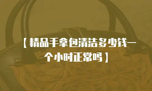 【精品手拿包清洁多少钱一个小时正常吗】