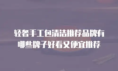 轻奢手工包清洁推荐品牌有哪些牌子好看又便宜推荐