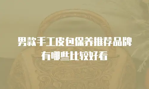 男款手工皮包保养推荐品牌有哪些比较好看