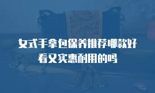 女式手拿包保养推荐哪款好看又实惠耐用的吗