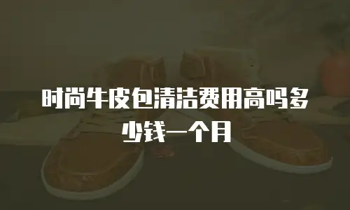 时尚牛皮包清洁费用高吗多少钱一个月