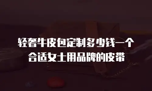 轻奢牛皮包定制多少钱一个合适女士用品牌的皮带