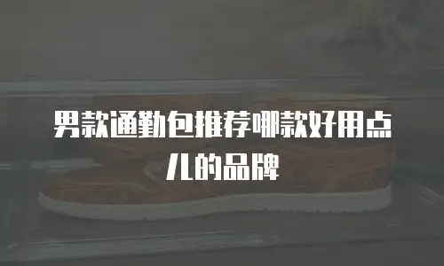 男款通勤包推荐哪款好用点儿的品牌