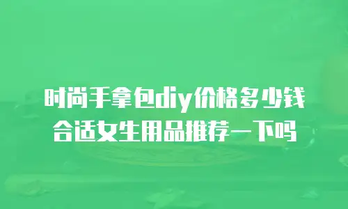 时尚手拿包diy价格多少钱合适女生用品推荐一下吗