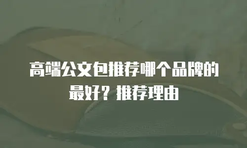 高端公文包推荐哪个品牌的最好？推荐理由