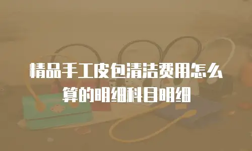 精品手工皮包清洁费用怎么算的明细科目明细