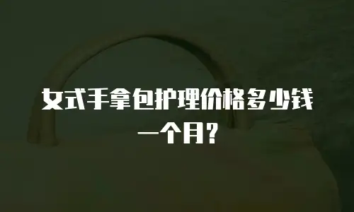 女式手拿包护理价格多少钱一个月？