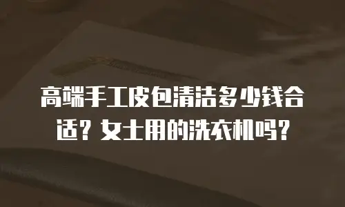 高端手工皮包清洁多少钱合适？女士用的洗衣机吗？