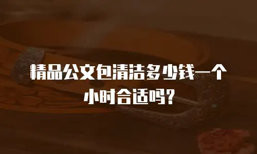 精品公文包清洁多少钱一个小时合适吗？