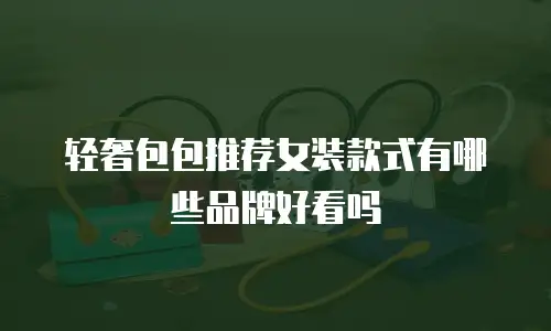 轻奢包包推荐女装款式有哪些品牌好看吗