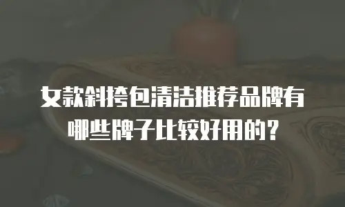 女款斜挎包清洁推荐品牌有哪些牌子比较好用的？