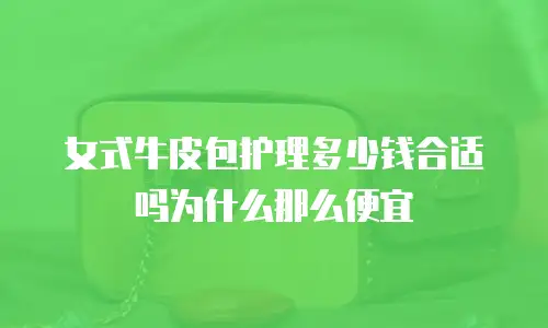 女式牛皮包护理多少钱合适吗为什么那么便宜
