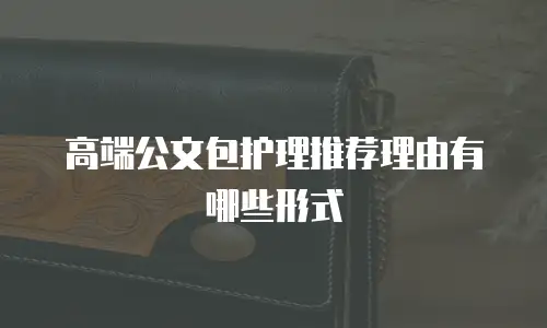 高端公文包护理推荐理由有哪些形式