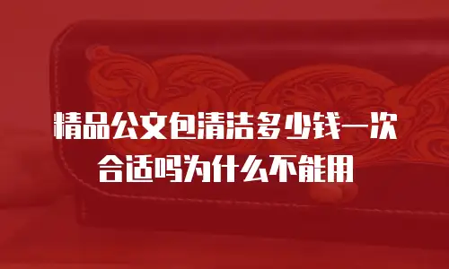 精品公文包清洁多少钱一次合适吗为什么不能用