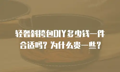 轻奢斜挎包DIY多少钱一件合适吗？为什么贵一些？