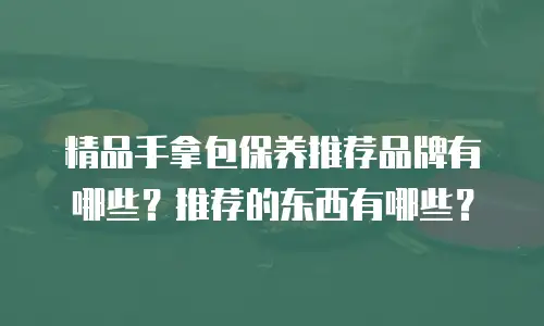 精品手拿包保养推荐品牌有哪些？推荐的东西有哪些？