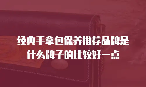 经典手拿包保养推荐品牌是什么牌子的比较好一点