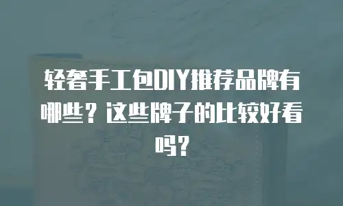 轻奢手工包DIY推荐品牌有哪些？这些牌子的比较好看吗？