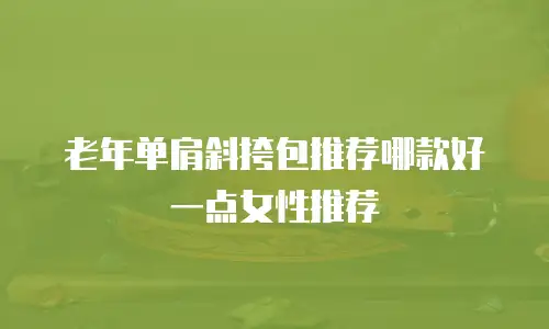 老年单肩斜挎包推荐哪款好一点女性推荐