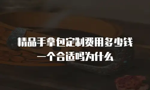 精品手拿包定制费用多少钱一个合适吗为什么