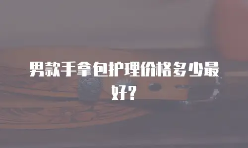 男款手拿包护理价格多少最好？