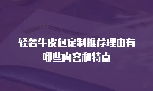 轻奢牛皮包定制推荐理由有哪些内容和特点