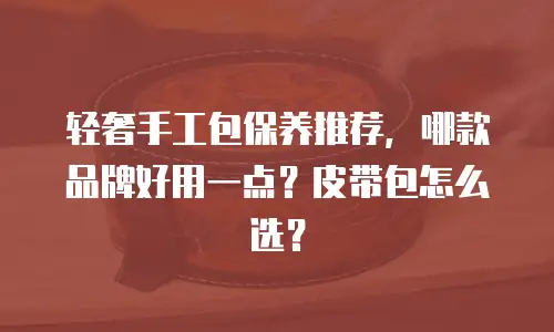 轻奢手工包保养推荐，哪款品牌好用一点？皮带包怎么选？