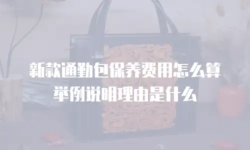 新款通勤包保养费用怎么算举例说明理由是什么