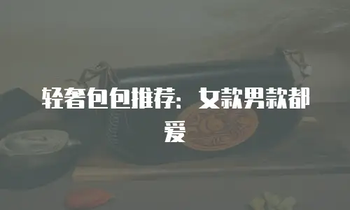 轻奢包包推荐：女款男款都爱