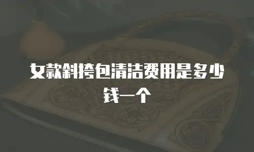 女款斜挎包清洁费用是多少钱一个