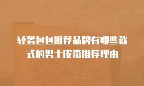 轻奢包包推荐品牌有哪些款式的男士皮带推荐理由