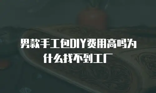 男款手工包DIY费用高吗为什么找不到工厂