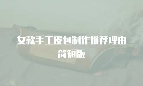 女款手工皮包制作推荐理由简短版