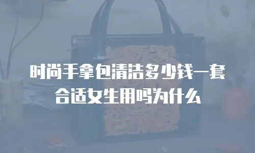时尚手拿包清洁多少钱一套合适女生用吗为什么